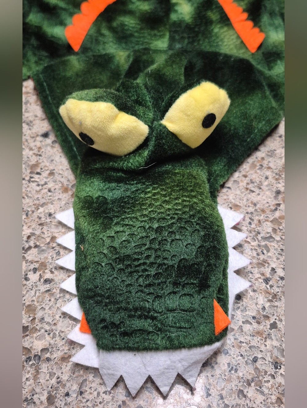 Bootique Alligator Crocodile Dog Costume Small Green Plush Halloween Pet Outfit